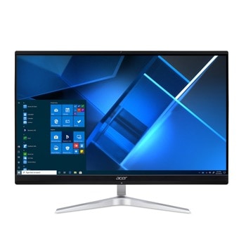All In One компютър Acer Veriton EZ2740G (DQ.VULEX.006), четириядрен Tiger Lake Intel Core i5-1135G7 2.4/4.2 GHz, 23.8" (60.45 cm) Full HD LED Backlight Display, 8GB DDR4, 512GB SSD, 2x USB 3.2, No OS | JAR Computers Acer Veriton EZ2740G DQ.VULEX.006