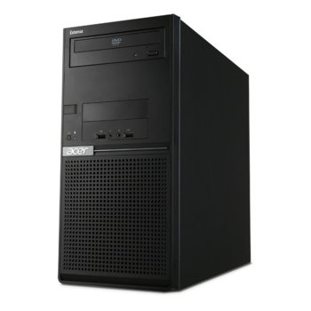 Настолен компютър Acer Extensa EM2610 (DT.X0CEX.072), дву-ядрен Haswell Intel Pentium G3260 3.30GHz, 4GB, 1TB HDD 7200 rpm, 6x USB2.0, клавиатура и мишка, Free DOS, 7kg | JAR Computers Acer Extensa EM2610 DT.X0CEX.072