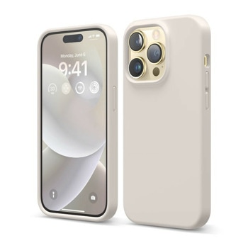 Soft Silicone за Apple iPhone 14 Pro бежов