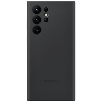 Samsung S22 Ultra S908 Silicone Cover Black