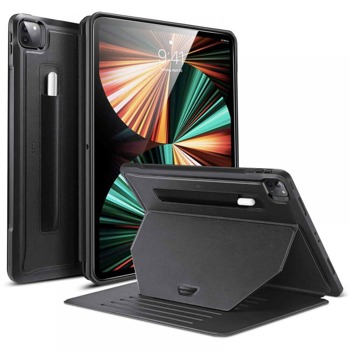 Калъф за таблет ESR Sentry Stand Case за Apple iPad Pro 12.9 M1 (2021), с поставка, черен | JAR Computers ESR Sentry Stand Case ESR346BLK