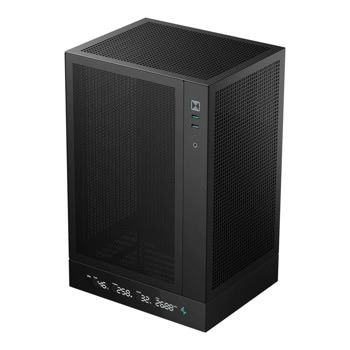 Кутия DeepCool CH170 Digital, Mini-ITX, 2x USB 3.0, с прозорец, черна, без захранване | JAR Computers DeepCool CH170 Digital R-CH170-BKNPI0D-G-1