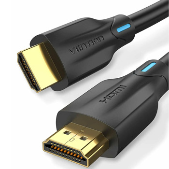 Кабел Vention AANBG, от HDMI(м) към HDMI(м), 1.5m, черен, 8K@60Hz, 48 Gb/s, позлатени конектори | JAR Computers Vention AANBG