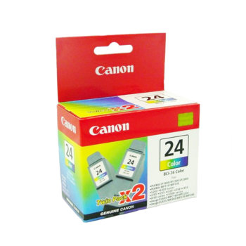 Касета CANON iP 1000/1500/2000/S200/300/i250/320/450 - Color twin pack - BCI-24C - заб.: 2x15ml. | JAR Computers Касета CANON iP 1000/1500/2000/S200/300/i250/320/…