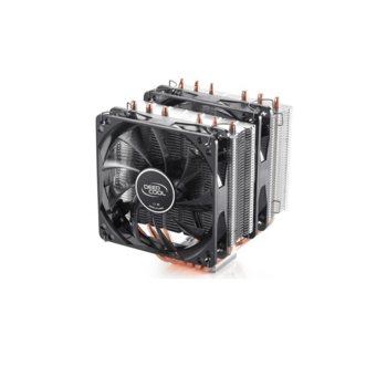 Охлаждане за процесор DeepCool NEPTWIN V2 (DP-MCH6-NT), съвместимост със сокети Intel LGA20XX/1366/115X/775 & AMD AM4/AM3+/AM3/AM2+/AM2/FM2+/FM2/FM1 | JAR Computers DeepCool NEPTWIN V2 DP-MCH6-NT