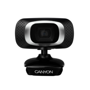 Уеб камера Canyon CNE-CWC3N, микрофон, 1.0 MP (1280x720/30 Fps), USB, черна | JAR Computers Уеб камера Canyon CNE-CWC3N