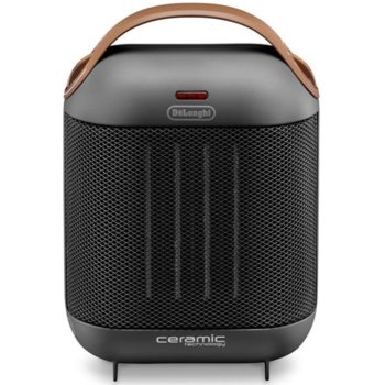 Вентилаторна печка Delonghi HFX30C18.AG, 1800 W, керамична, 2 нива на мощност, анти-замръзване, термостат, черна | JAR Computers Heater Delonghi HFX30C18.AG