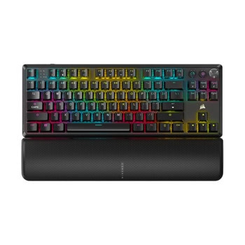 Клавиатура Corsair K70 Core TKL, безжична, механична, Corsair MLX Red суичове, гейминг, RGB подсветка, черна, USB | JAR Computers Corsair K70 CORE TKL WIRELESS RGB CH-914901E-NA