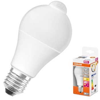 LED крушка Ledvance LED STAR MOTION SENSOR, E27, 8.8W, 806lm, 2700K | JAR Computers Ledvance LEDSCLA60MS 8.8W 806lm LEDSCLA60MS 8,8