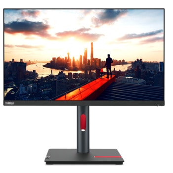 Монитор Lenovo ThinkVision P24h-30, 23.8" (60.452 cm) IPS панел, QHD, 4ms, 300 cd/m2, DisplayPort, HDMI, USB-C | JAR Computers Lenovo ThinkVision P24h-30