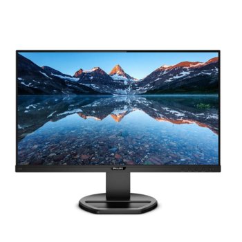 Монитор Philips 243B9/00, 23.8" (60.45 cm) IPS панел, 75 Hz, Full HD, 4 ms, 50 000 000:1, 250 cd/m2, DisplayPort, HDMI, VGA, USB-C | JAR Computers Philips 243B9/00