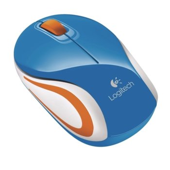 Logitech Wireless Mini Mouse M187, brave blue