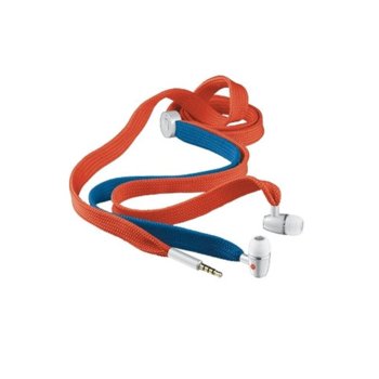 Trust Lace In-ear Headphone - red & blue 19280