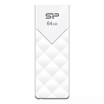 Памет 64GB USB Flash Drive, Silicon Power Blaze B03, USB 3.2, бяла | JAR Computers Silicon Power Blaze B03 64GB SP064GBUF3B03V1W