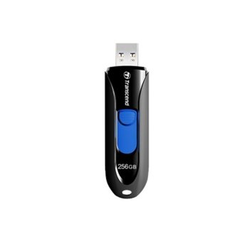 Памет 256GB USB Flash Drive, Transcend JetFlash 790, USB 3.0, черен | JAR Computers Transcend 256GB USB 3.0 Black