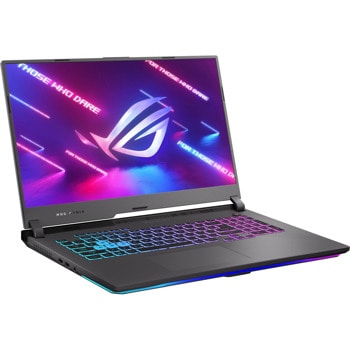 Лаптоп Asus ROG Strix G17 G713RC-HX032 (90NR08F4-M004H0), осемядрен AMD Ryzen 7 6800H 3.2/4.7GHz, 17.3" (43.94 cm) Full HD IPS Anti-Glare 144Hz Display & GF RTX 3050 4GB, (HDMI), 16GB DDR5, 512GB SSD, USB 3.2 Gen 2 Type-C, No OS | JAR Computers Asus ROG Strix G17 G713RC-HX032 (90NR08F4-M004H0)