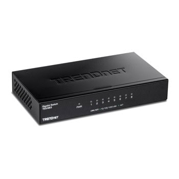 Суич TRENDnet TEG-S83, 2000Mbps, 8 порта, 8x 10/100/200/2000Mbps RJ-45 | JAR Computers TRENDnet TEG-S83 (Version v1.0R)