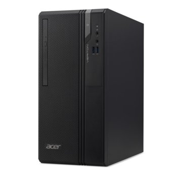 Настолен компютър Acer Veriton ES2735G (DT.VSJEX.006), четириядрен Coffee Lake Intel Core i3-9100 3.6/4.2 GHz, 8GB DDR4, 1TB HDD, 4x USB 3.1, клавиатура и мишка, Free DOS | JAR Computers Acer Veriton ES2735G DT.VSJEX.006
