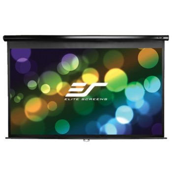 Екран Elite Screen M84UWH Manual Series, за стена, MaxWhite, 1854 x 1041 мм, 80" (203.20 cm), 16:9 | JAR Computers Elite Screen Manual Series M84UWH