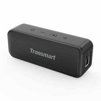 Тонколона Tronsmart T2 Mini, 2.0, 10W RMS (5W + 5W), Bluetooth, черна, време на работа до 18 часа, IPX7 водоустойчива | JAR Computers Тонколона Tronsmart T2 Mini