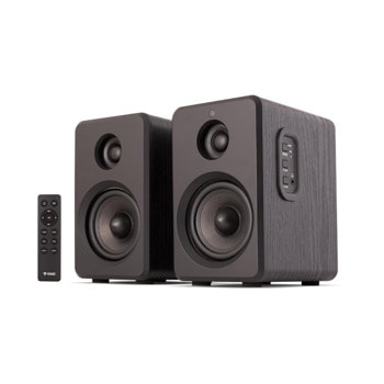 Тонколони Yenkee SP 2025, 2.0, 40W RMS (20W + 20W), Bluetooth, 3.5mm жак, USB, слот за MicroSD карта, черни, с дистанционно | JAR Computers Тонколони Yenkee SP 2025 45015101