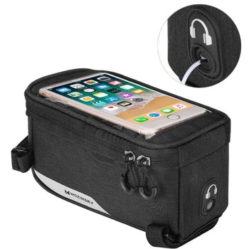 Чанта за телефон Wozinsky, за колело, за телефони до 6.5", отвор за слушалки, черна | JAR Computers Wozinsky IT8320