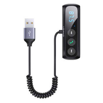 Bluetooth ресивър Usams SJ503 FM трансмитер, 87.5-108.0 MHz, Bluetooth, SD слот, USB image