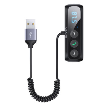 Bluetooth ресивър Usams SJ503 FM трансмитер, 87.5-108.0 MHz, Bluetooth, SD слот, USB | JAR Computers Usams SJ503