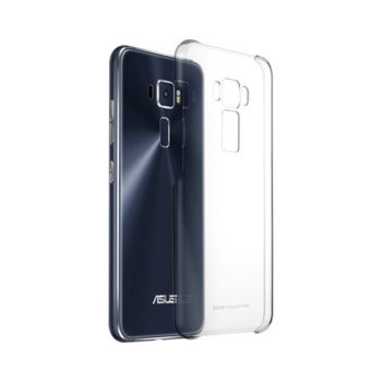 Калъф Asus ZenFone 3, страничен протектор с гръб, пластмаса, Asus Clear case, прозрачен | JAR Computers Asus ZE520KL Clear case