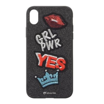 Калъф за iPhone XR, гумен, Cellularline Patch, черен | JAR Computers Калъф Patch Yes за iPhone XR