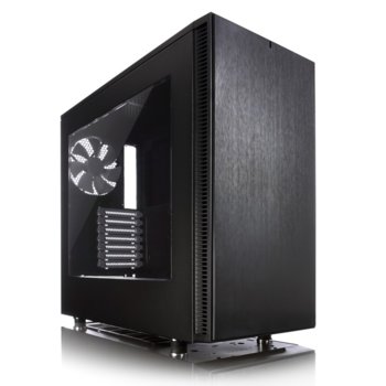 Кутия Fractal Design Define S Window, ATX/Micro ATX/Mini ITX, 2x USB 3.0, черна, без захранване | JAR Computers Fractal Design Define S Window FD-CA-DEF-S-BK-W