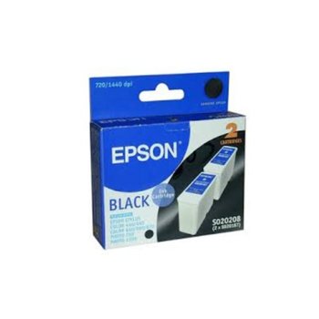 Касета ЗА EPSON STYLUS 440/460/640/660/PHOTO 750/1200 - Black twin pack S020187 - P№ S020208 | JAR Computers Касета ЗА EPSON STYLUS 440/460/640/660/PHOTO 750
