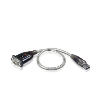 Конвертор Aten UC232A1, USB A(м) към RS232(м), до 230Kbps трансфер, 1.0 м. image