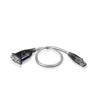 Конвертор Aten UC232A1, USB A(м) към RS232(м), до 230Kbps трансфер, 1.0 м. | JAR Computers Aten UC232A1