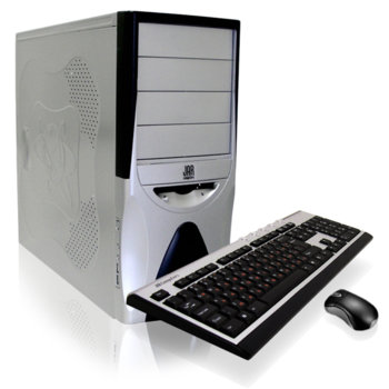 Настолен компютър PC Easy E2504AX2DR25A2048, AMD Athlon64x2 4600+ 2.4GHz, 2GB RAM 250GB HDD DVDRW VGA GF8500GT 512MB SB5.1 Lan FDD OpticalMouse KBD, 2г. гаранция | JAR Computers PC Easy E2504AX2DR25A2048