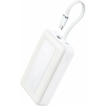 Външна батерия /power bank/ Anker A1689H21, 20 000mAh, бяла, 1x USB-A, 2x USB-C, 30W | JAR Computers Anker A1689H21 White