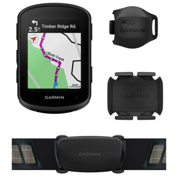 Навигация за велосипед Garmin Edge 840 в комплект с HRM-Dual пулсомер и сензори за скорост, 2.6" (6.6cm) сензорен дисплей, 32GB вградена памет, до 32 часа време на работа, Bluetooth, ANT+, Wi-Fi | JAR Computers Garmin Edge 840 Sensor Bundle 010-02695-11