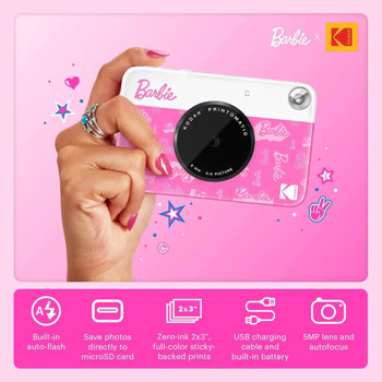 Kodak Printomatic Barbie Camera 2 RODOMATICB20 | JAR Computers Kodak Printomatic Barbie Camera 2 RODOMATICB20