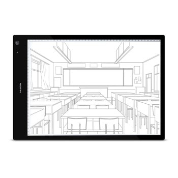 LED светеща подложка за рисуване Huion Pad LB3, 1000 lpi, 855cd/m2, 268lm, USB, черен | JAR Computers HUION LED light pad LB3