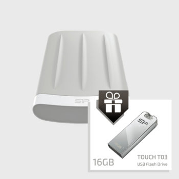 1TB Silicon Power A65M Grey + 16GB USB Flash