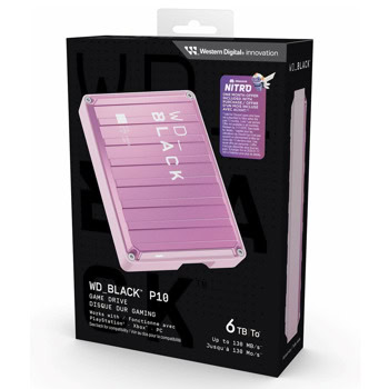 Western Digital WD_BLACK P10 Game Drive 6TB Pink