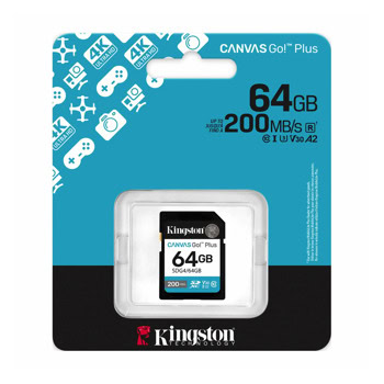 Kingston 64GB Canvas Go! Plus Gen4 SDG4/64GB