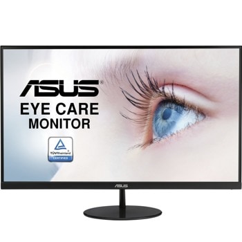 Монитор Asus VL249HE, 23.8" (60.45 cm) IPS панел, 75Hz, Full HD, 5ms, 100000000:1, 250cd/m2, HDMI, VGA image