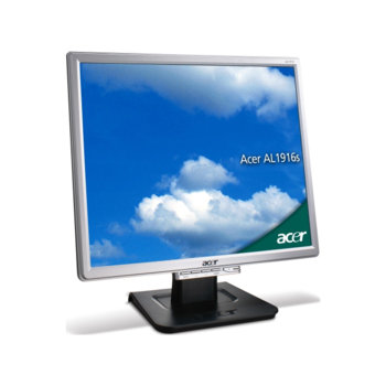 Монитор 19" (~48 cm) Acer AL1916NS 5ms 2000:1 300cd/m2 TCO'03, сиво-черен, 3г. | JAR Computers 19" (~48 cm) Acer AL1916NS 5ms 2000:1 300cd/m2 T…