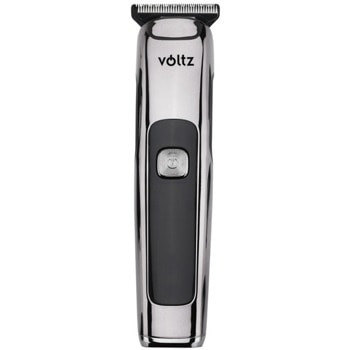 Тример за коса и брада Voltz V51810G, 3W, безжичен, до 100 минути време на работа, инокс/черен image