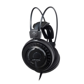 Слушалки Audio-Technica ATH-AD700X, отворен дизайн, 53mm драйвери, 100 dB/mW, 38 ohms, 3m кабел, AUX, черни | JAR Computers Audio-Technica ATH-AD700X