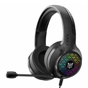 Слушалки Onikuma X7 Pro, USB, Jack 3.5mm, микрофон, гейминг, RGB подсветка, черни | JAR Computers Слушалки Onikuma X7 Pro