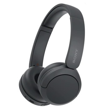Слушалки Sony WH-CH520, Bluetooth, микрофон, 30mm драйвери, до 50 часа живот на батерията, многоточкова свързваност, черни | JAR Computers Слушалки Sony WH-CH520 черни