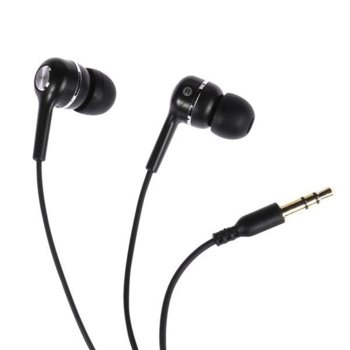 Слушалки Vivanco 27583, тип "тапи", черни | JAR Computers Vivanco 27583