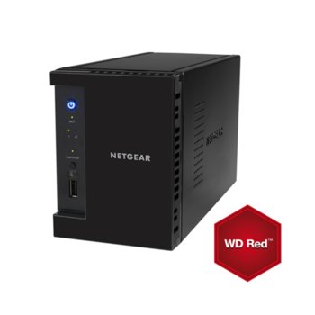 Netgear ReadyNAS102 4TB 2x 2TB WD Red RN10222D